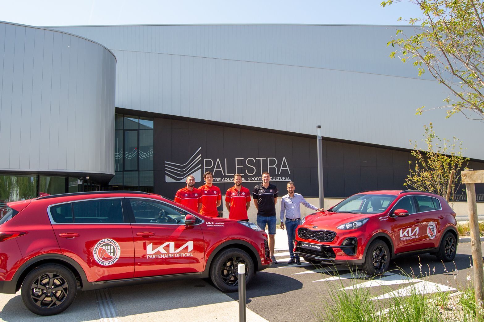 SUV Kia Sportage  aux couleurs du club