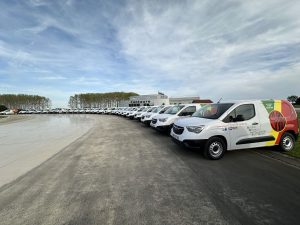 Livraison de 39 véhicules OPEL 100% électrique à la SNIE
